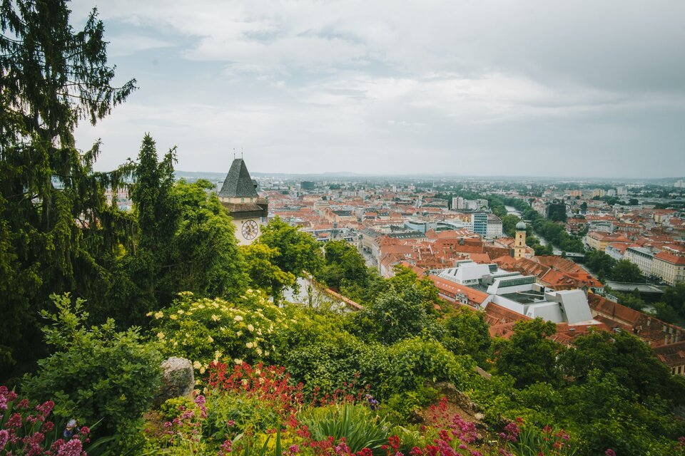 Graz city view