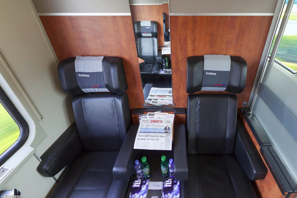 RegioJet Business Class Seat